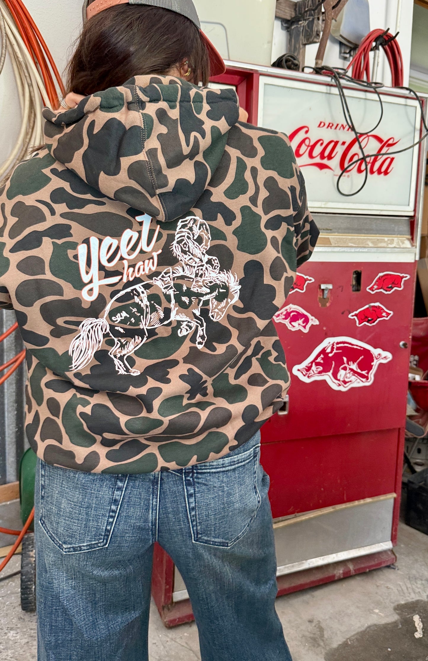 Yeet Haw Camo Hoodie