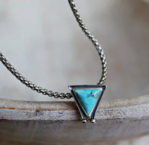 Triangle Turquoise Necklace