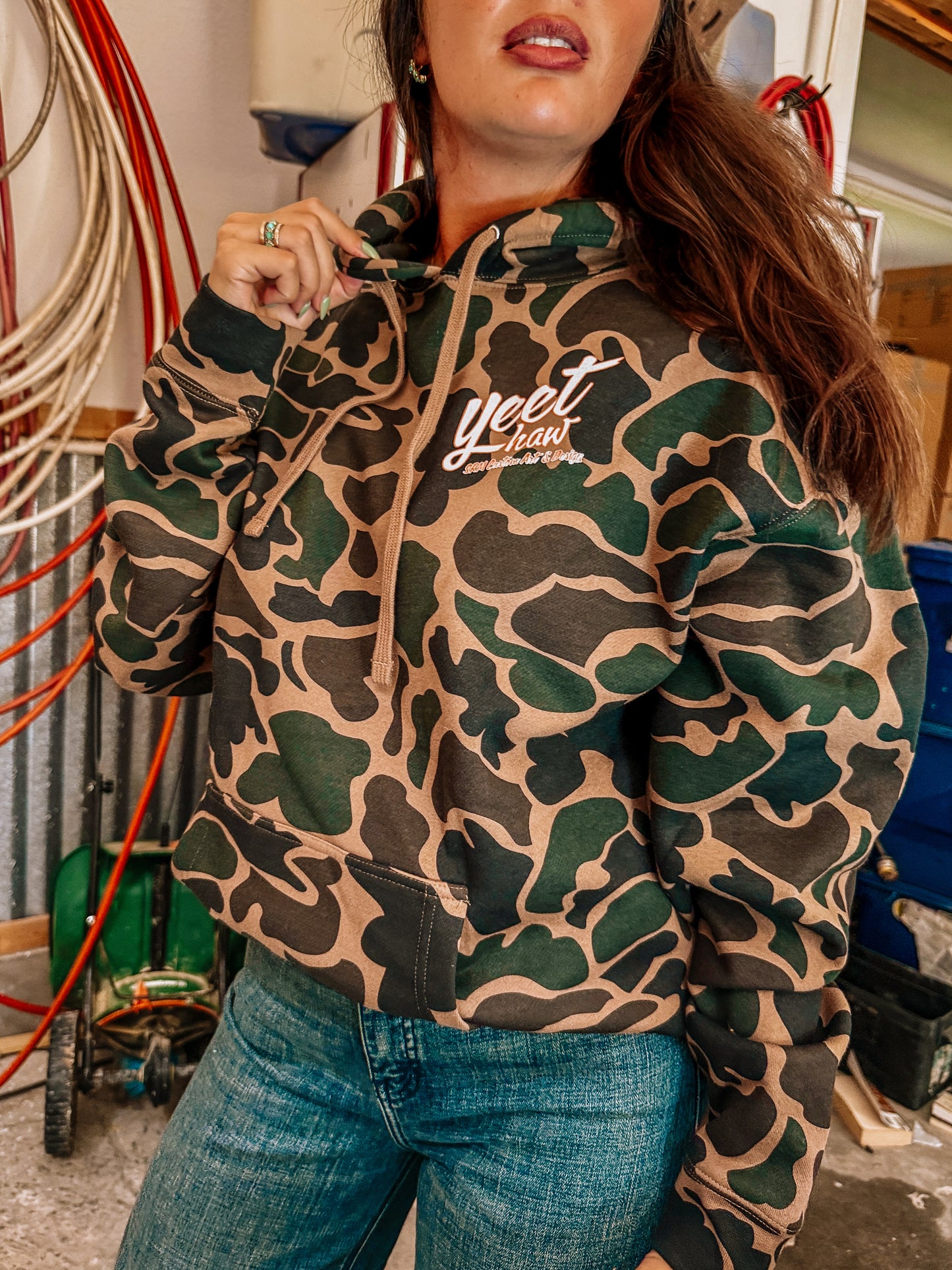 Yeet Haw Camo Hoodie