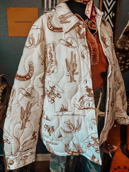 Western Quilted Shacket