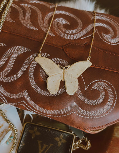 Golden Butterfly Necklace