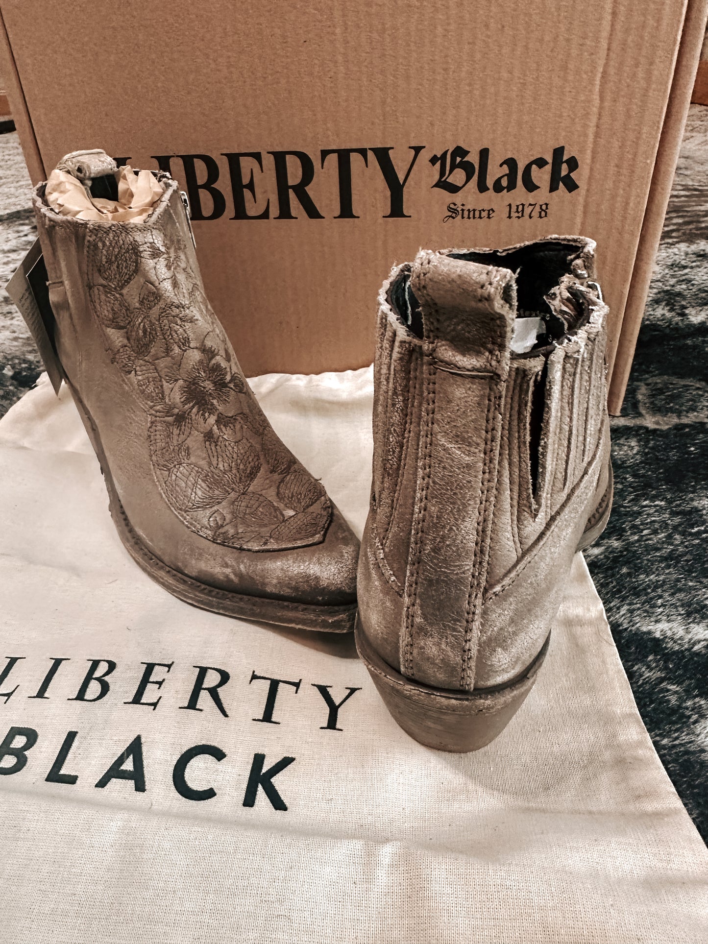 Liberty Black Yoshela Snow Booties