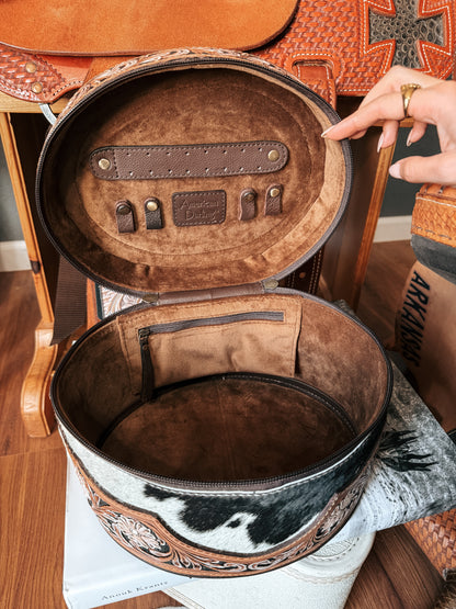 Cowhide Tooled Leather Case