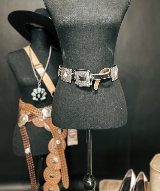 Turquoise Concho Belt