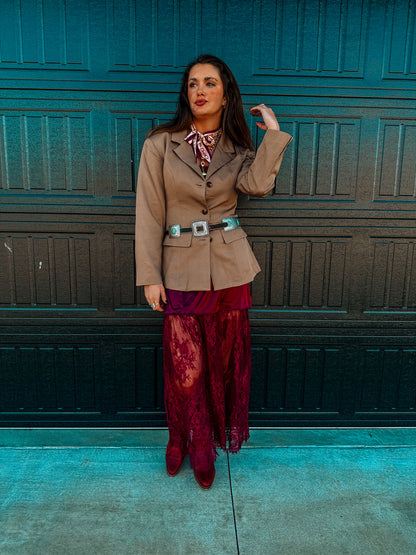 Camel Cowgirl Blazer