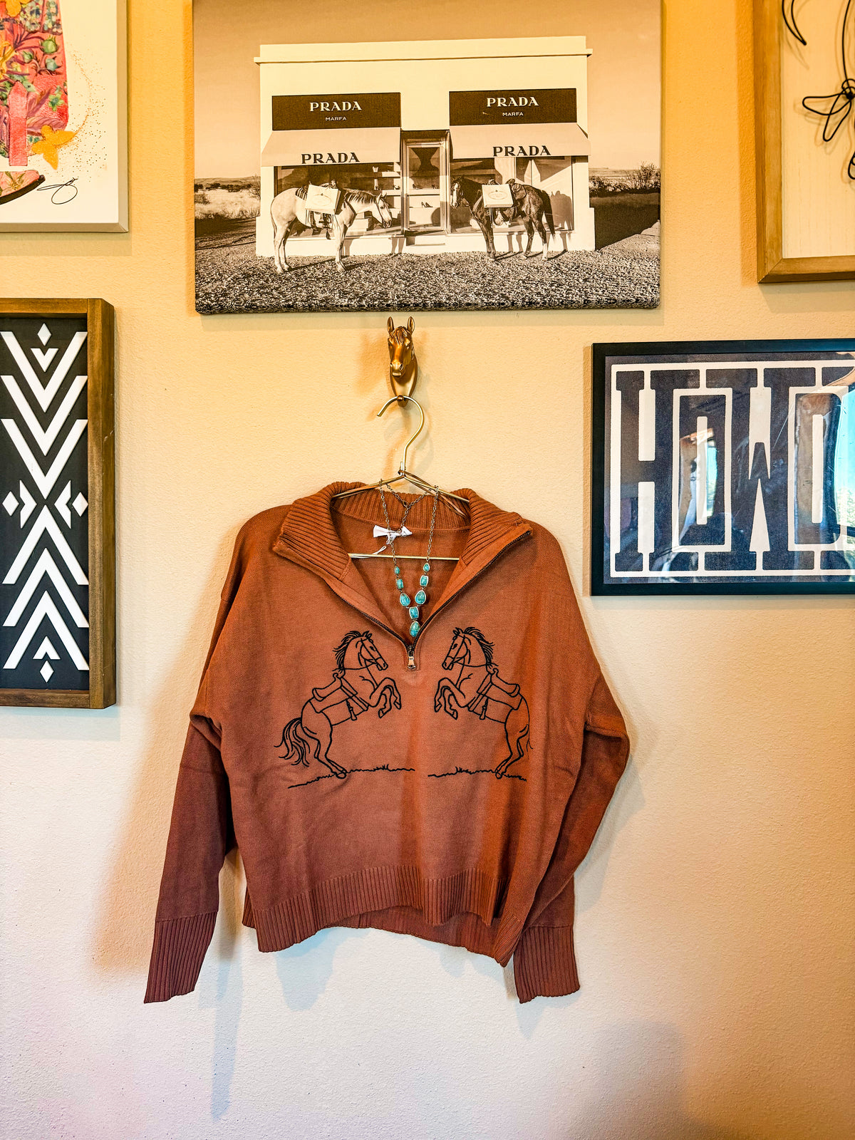 The Rowdy Rider Half-Zip
