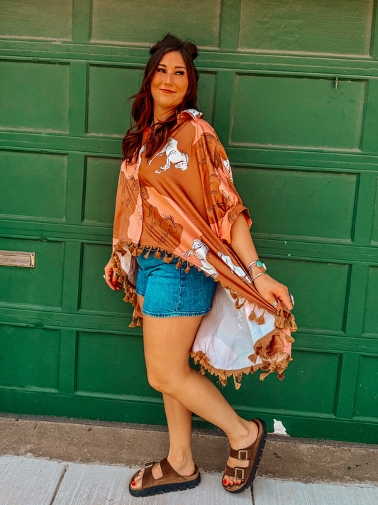 Painted Pony High Low Top
