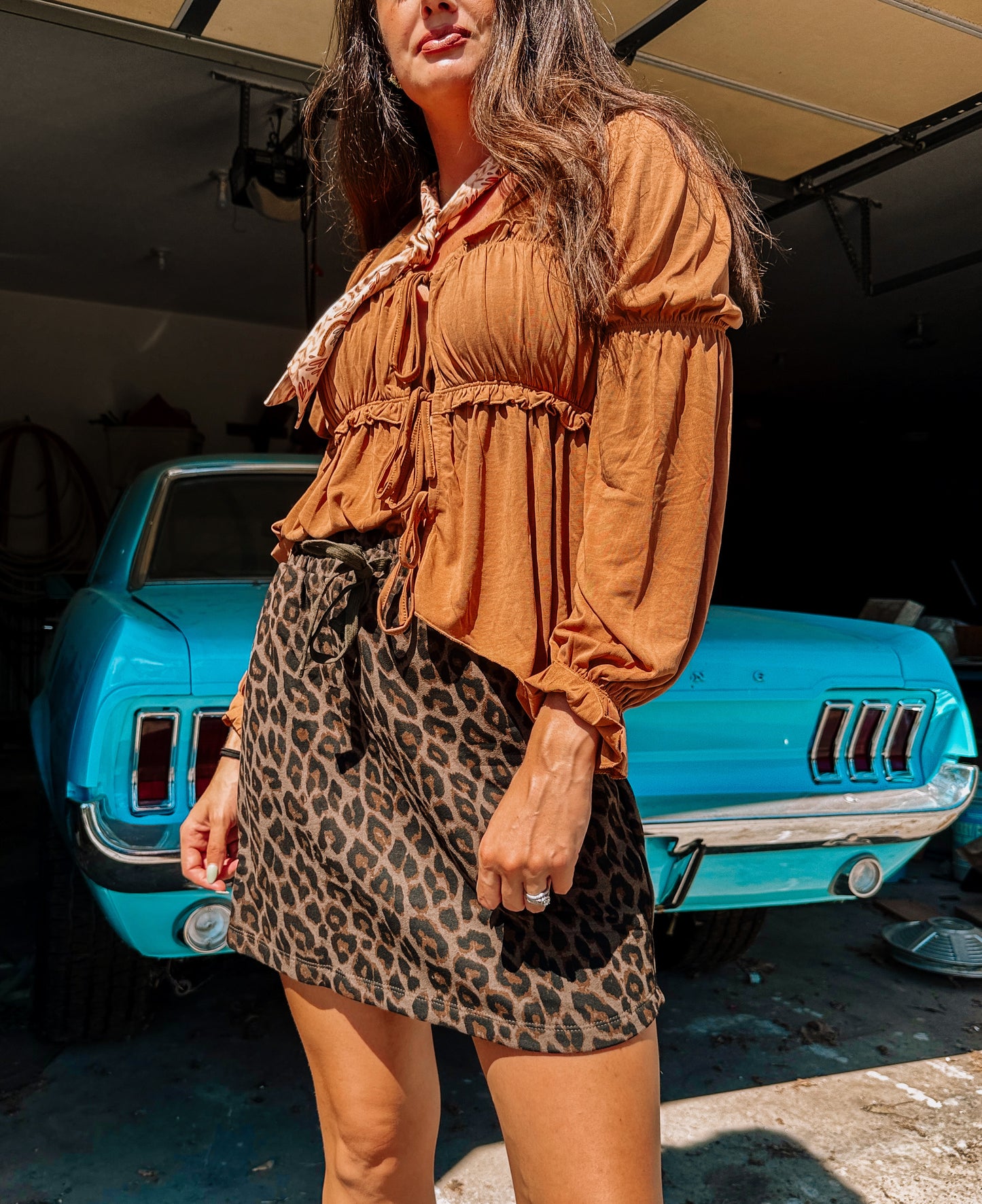 Leopard Mini Skirt
