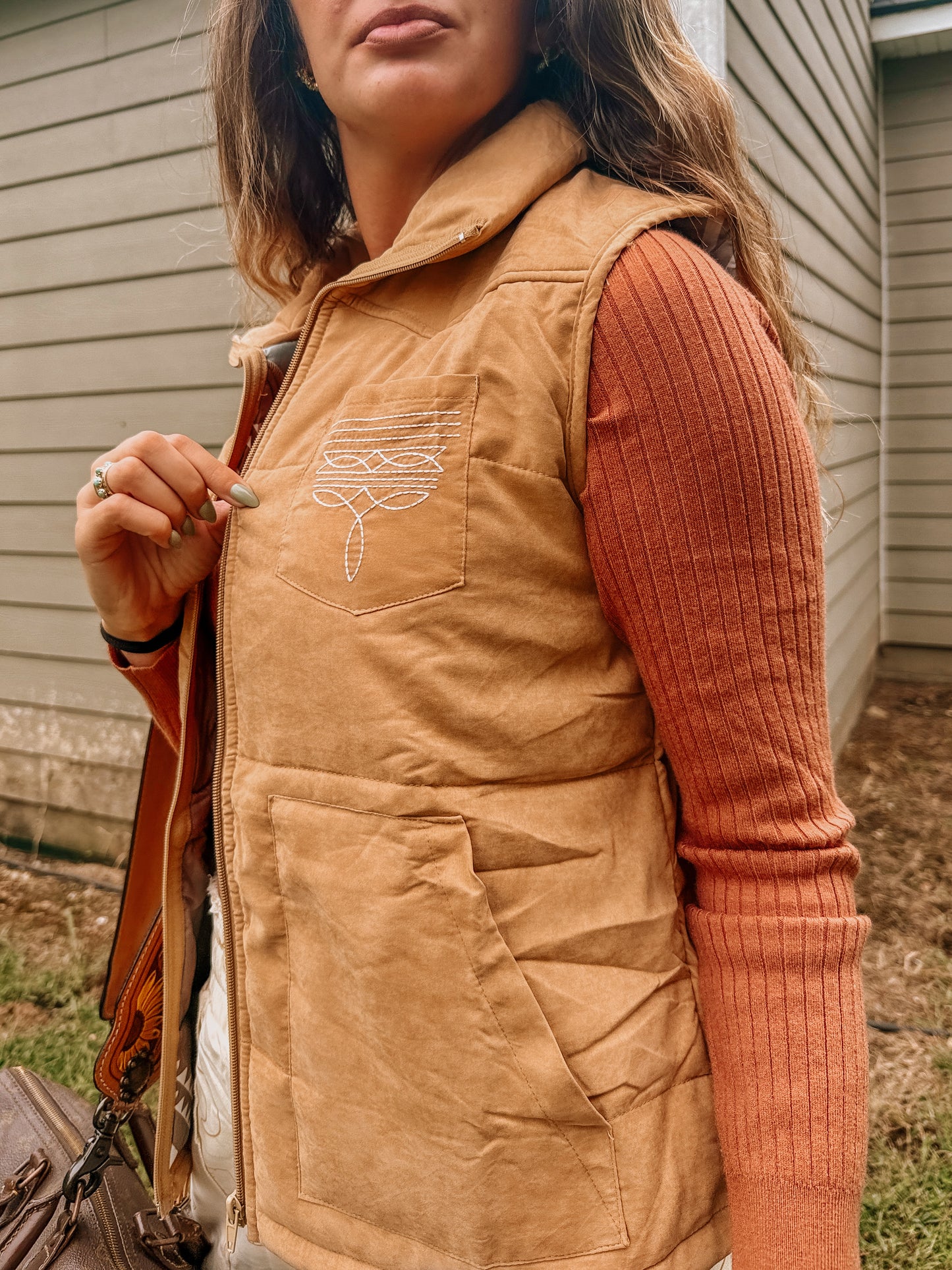 Boot Stitch Vest (4 colors)