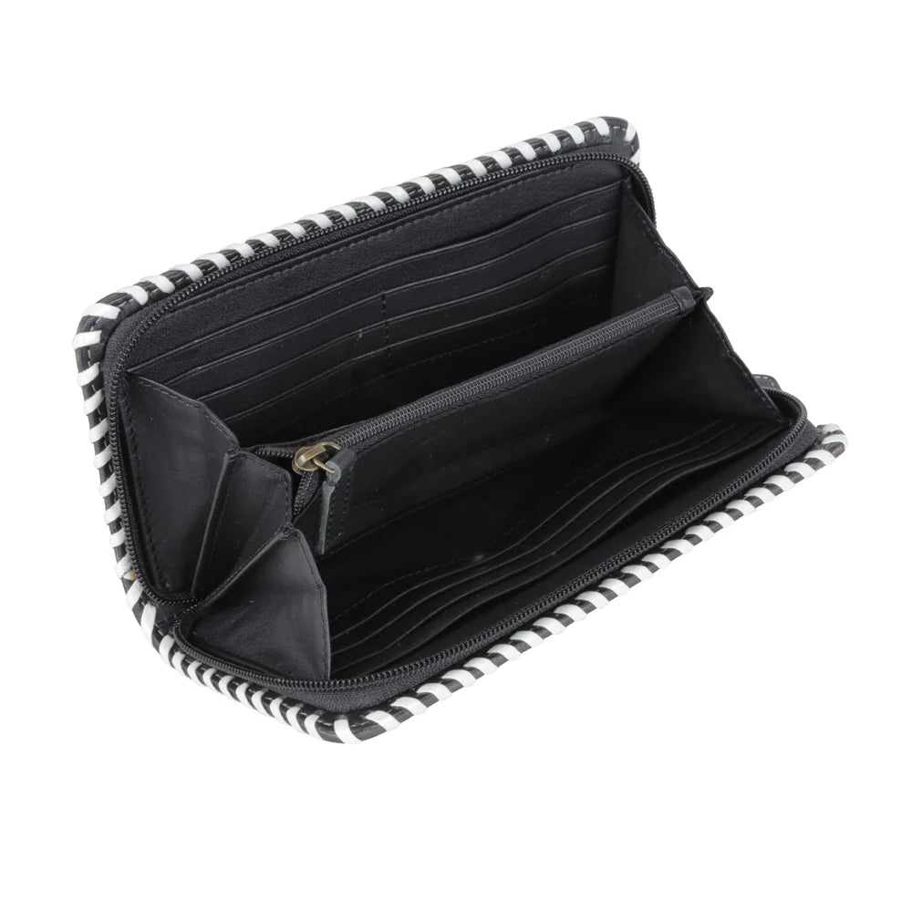 Gaze Tooled Leather Wallet