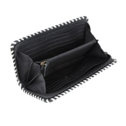 Gaze Tooled Leather Wallet