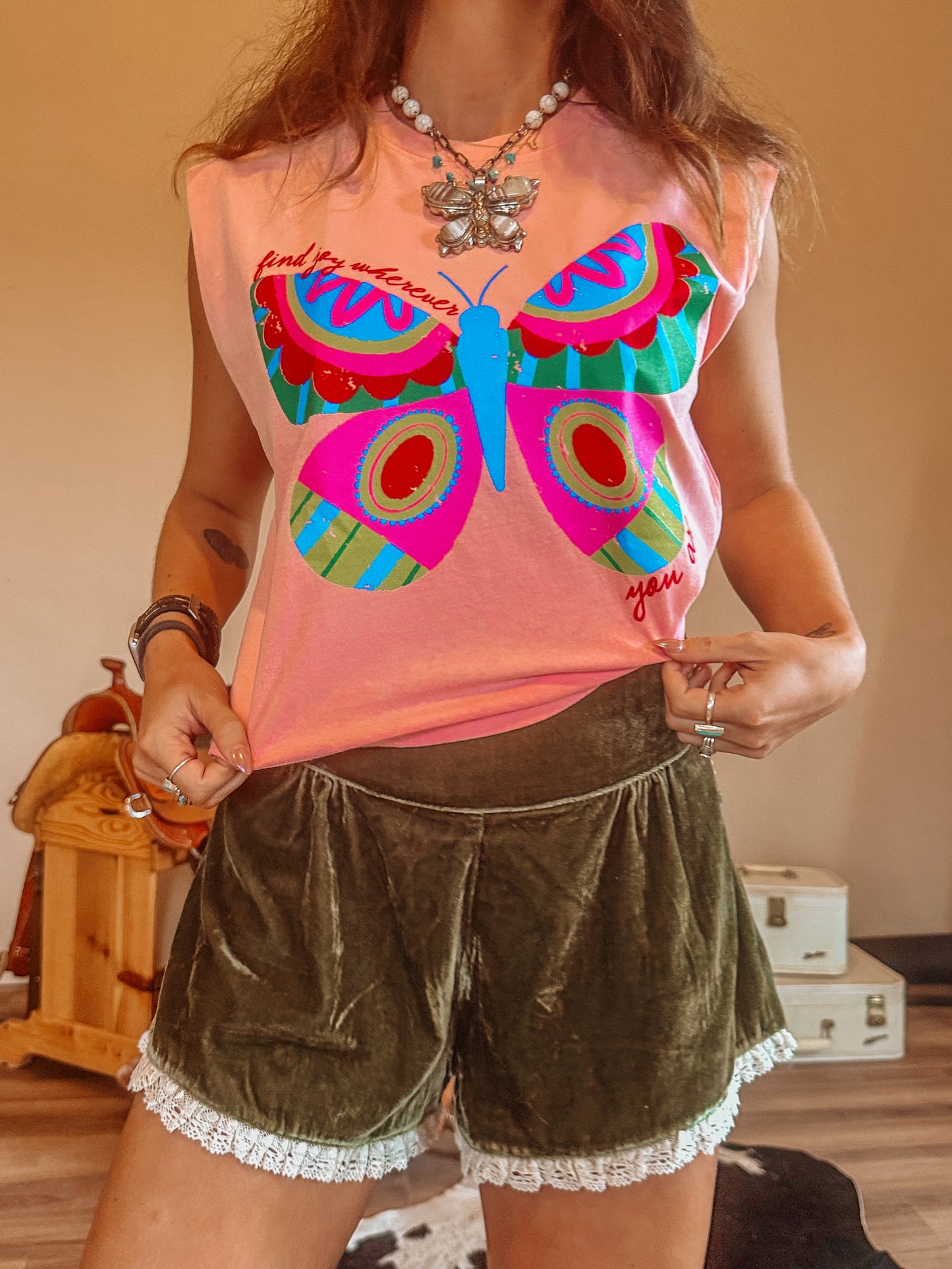 Butterfly Muscle Tee