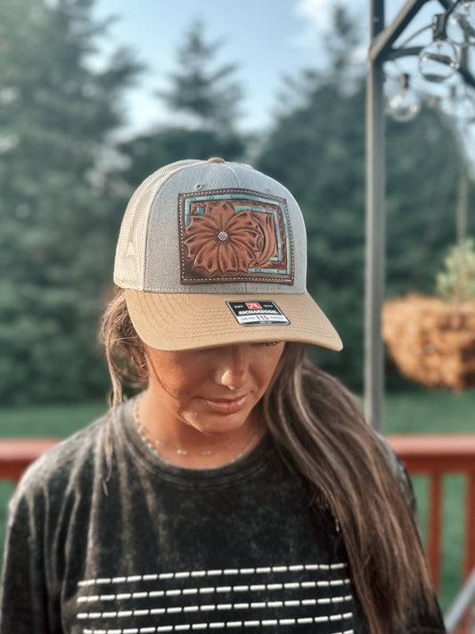 Tooled Leather Hat