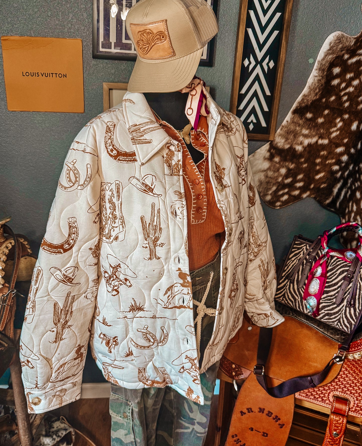 Western Quilted Shacket