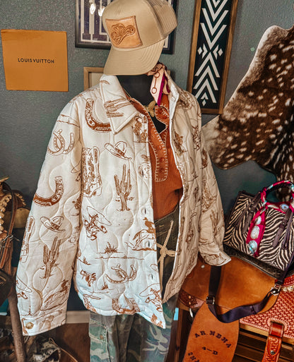 Western Quilted Shacket