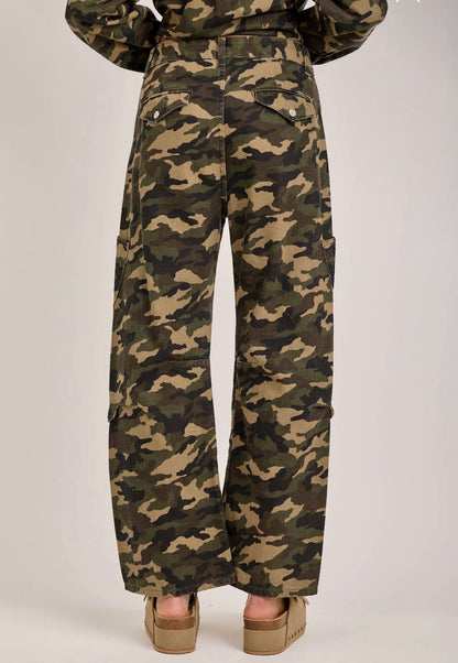 Cargo Camo Barrel Pants