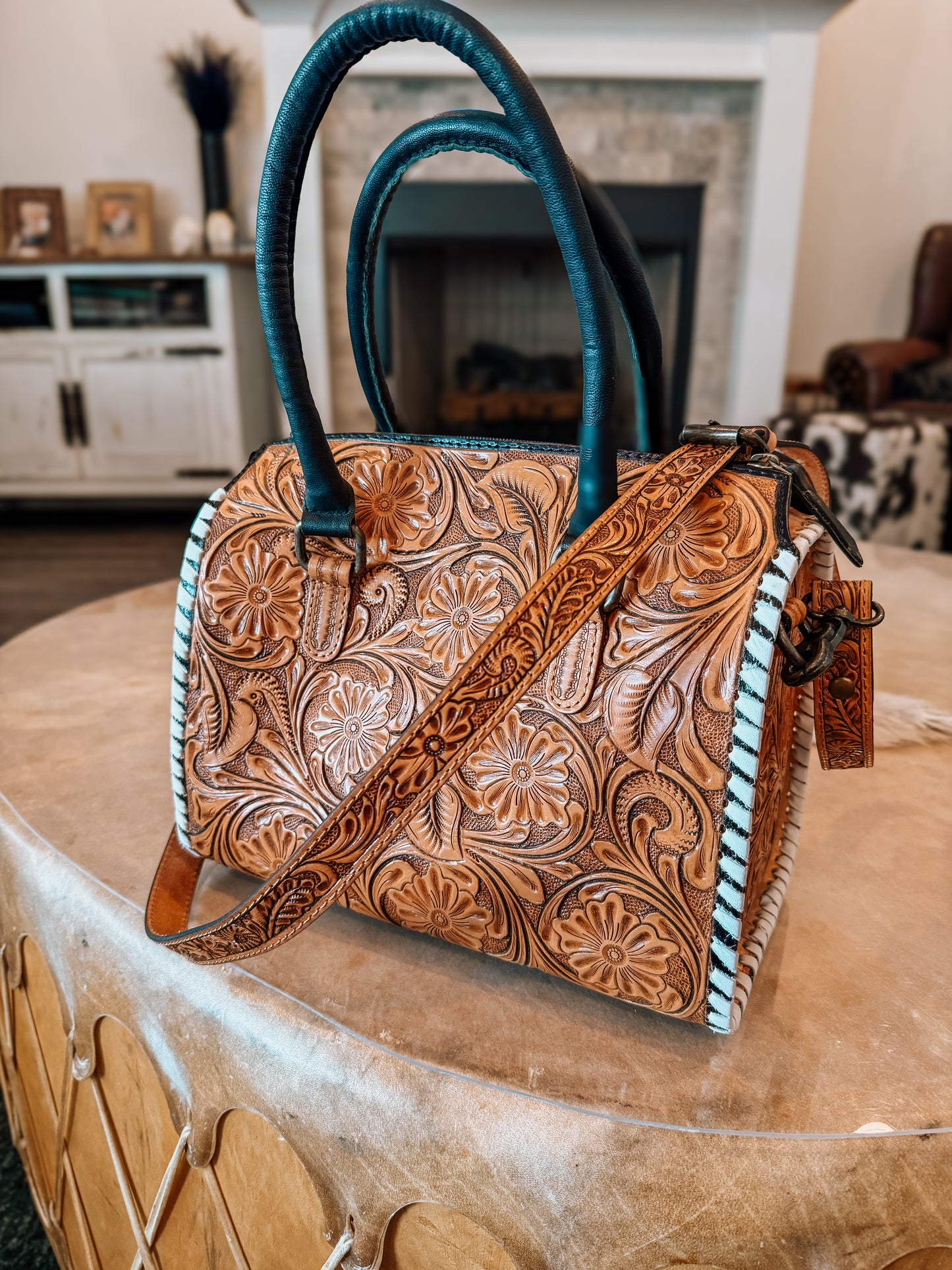 Blossom Tooled Leather Speedy