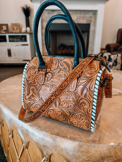 Blossom Tooled Leather Speedy