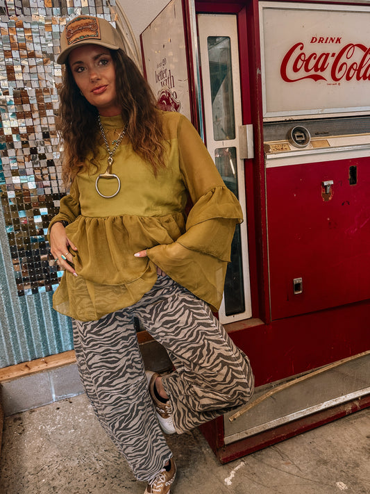 Lady The Brand Lillian Ruffle Top