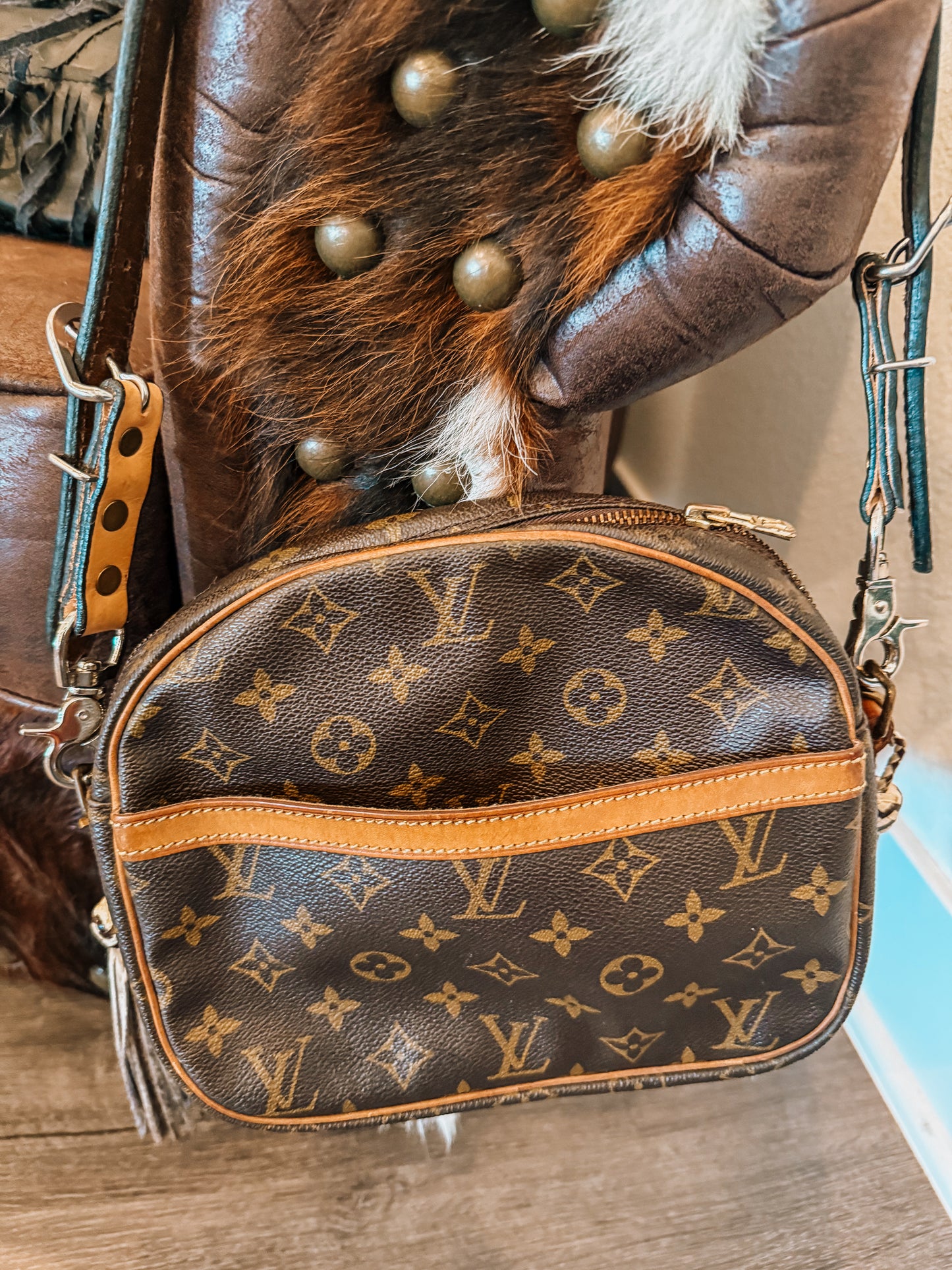 Boujee Louis Senlis Shoulder Bag
