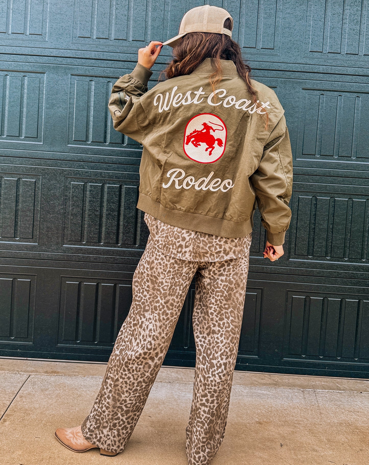 West Coast Embroidered Bomber Jacket