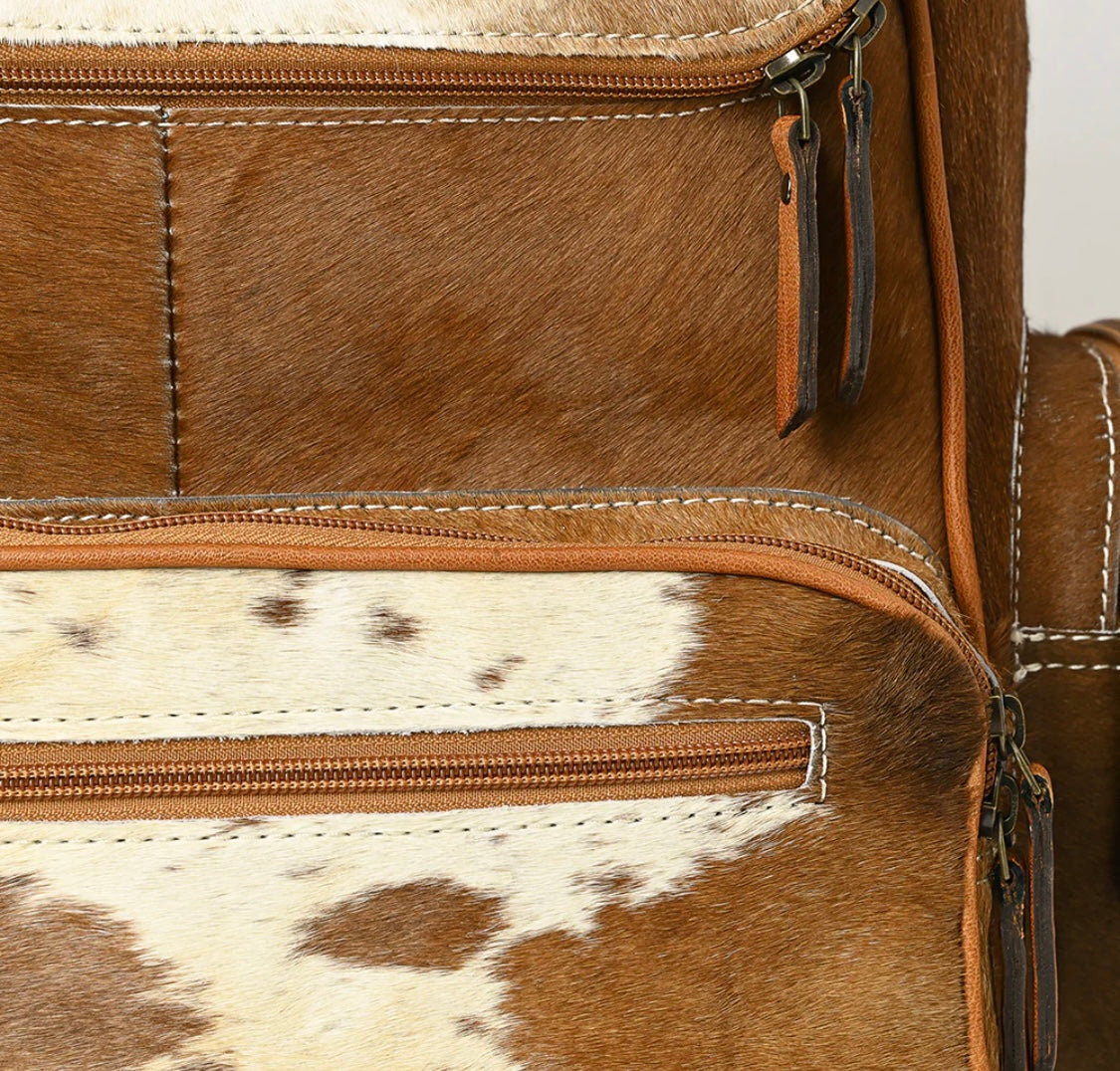 Cowhide Backpack