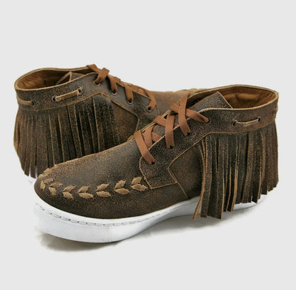 Cheyenne fringed tennis shoe