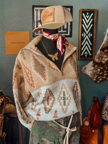 Breckenridge Aztec sweater￼