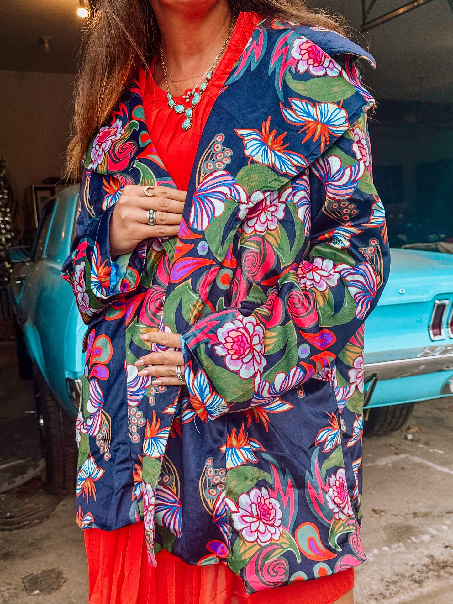 LORELEI VELVET BLAZER- Lady The Brand