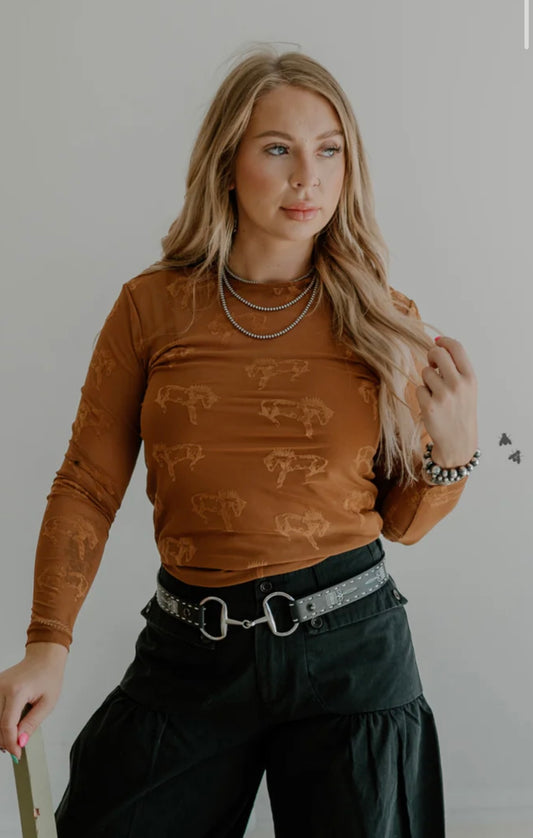 Buck Fifty Mesh Top
