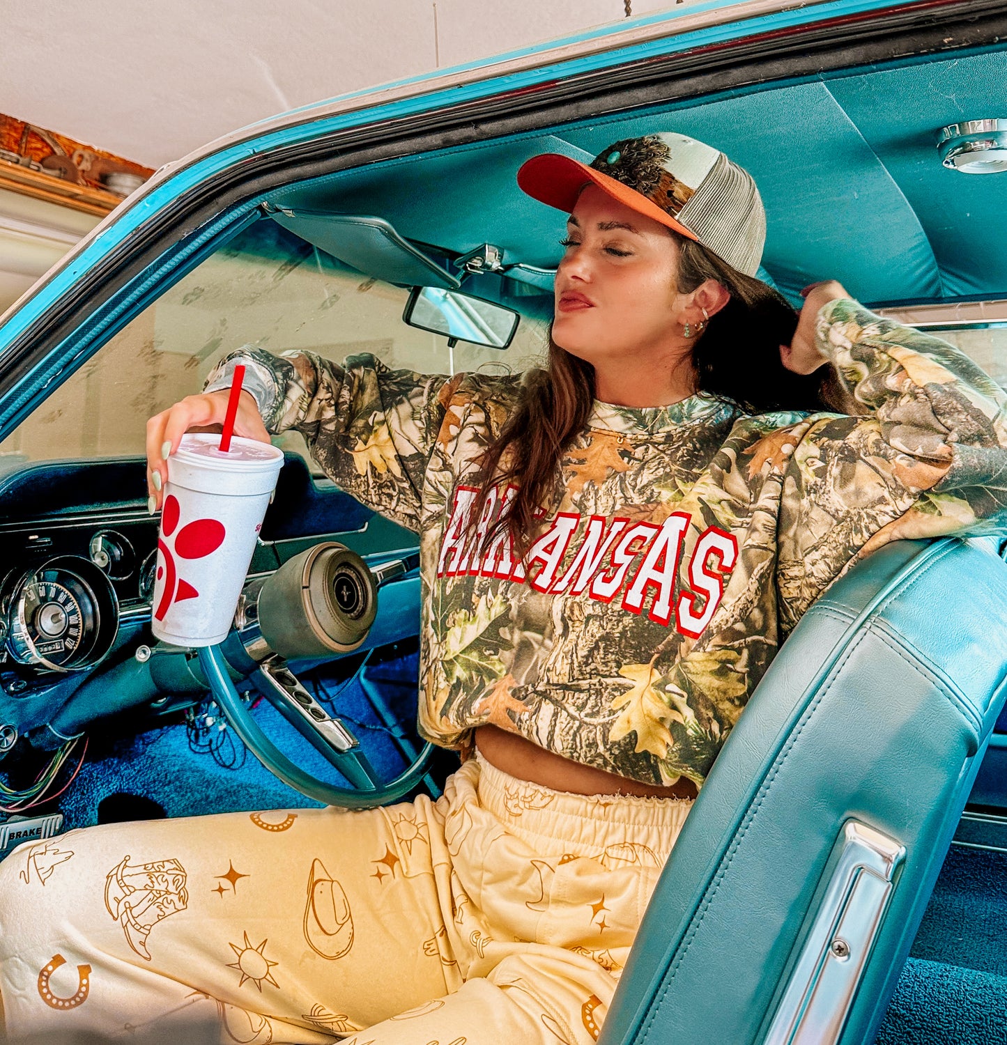 Arkansas Camo Sweatshirt