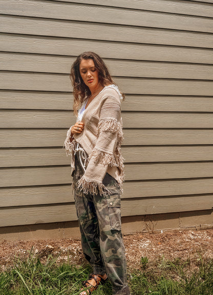 Everything Fringe Cardigan