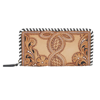 Gaze Tooled Leather Wallet