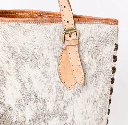 Salt & Peper Cowhide Bucket Tote