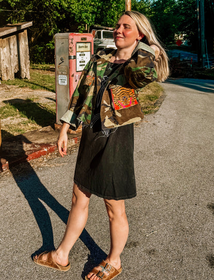 Reworked Military Cropped Jacket