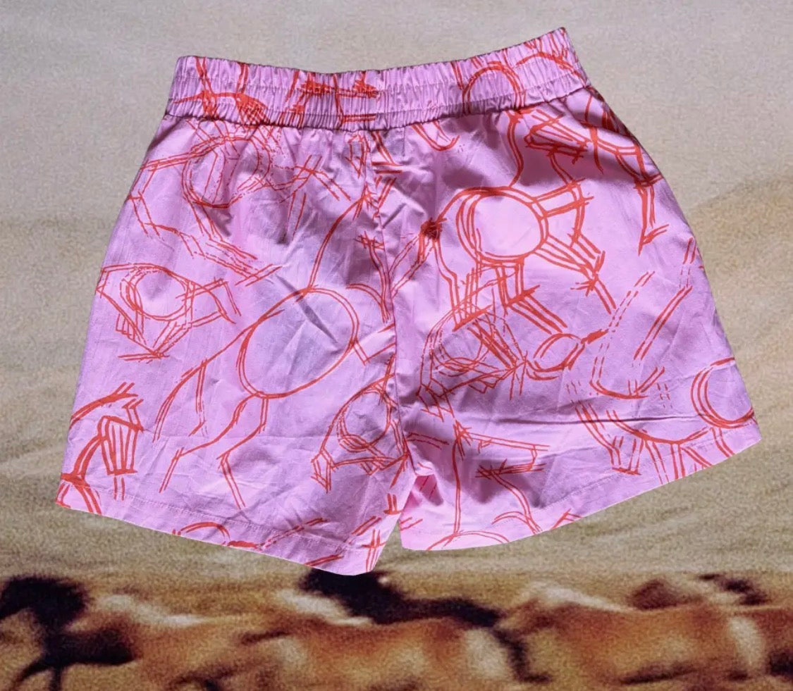 Horse Doddle Boxer Shorts Pink
