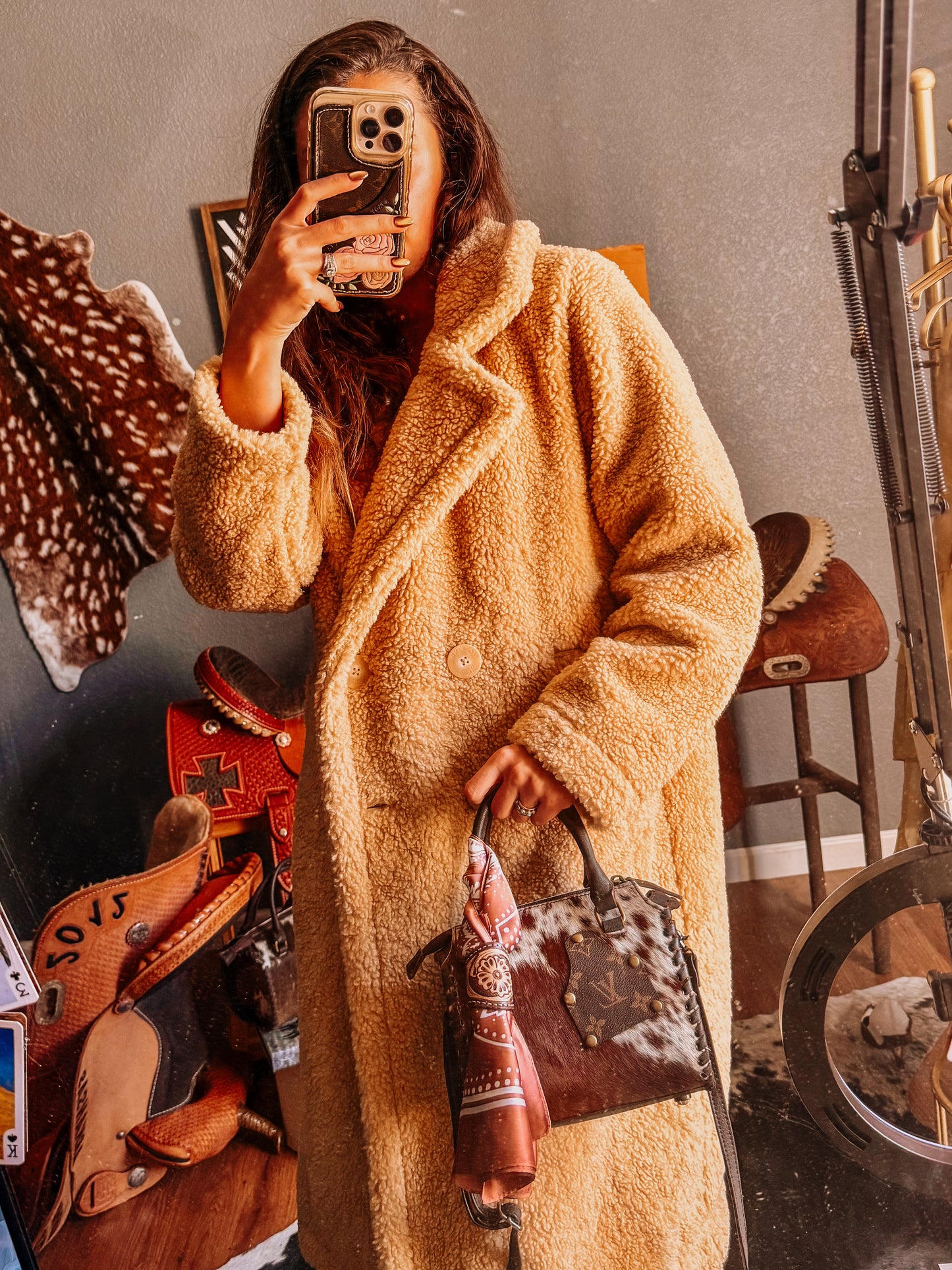 Mini Cowhide Speedy Bag