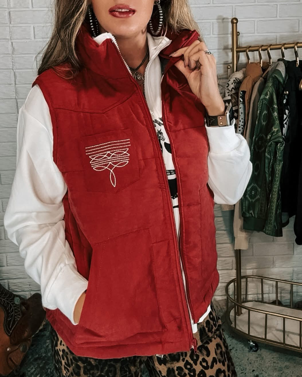 Boot Stitch Vest (4 colors)