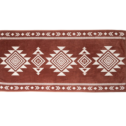 Rust Aztec Mesa Towel