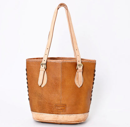 Salt & Peper Cowhide Bucket Tote