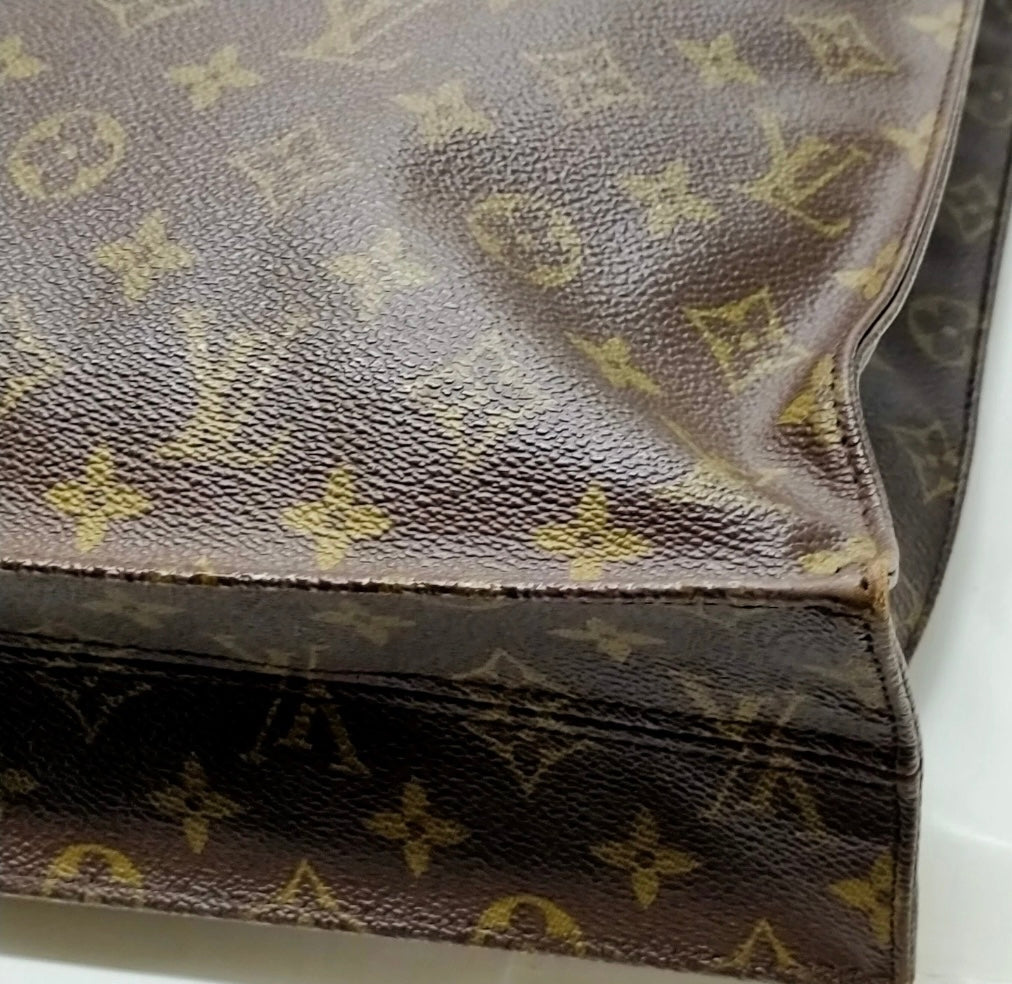 Vintage Louis Vuitton LV Hand Bag Sac Plat Brown Monogram