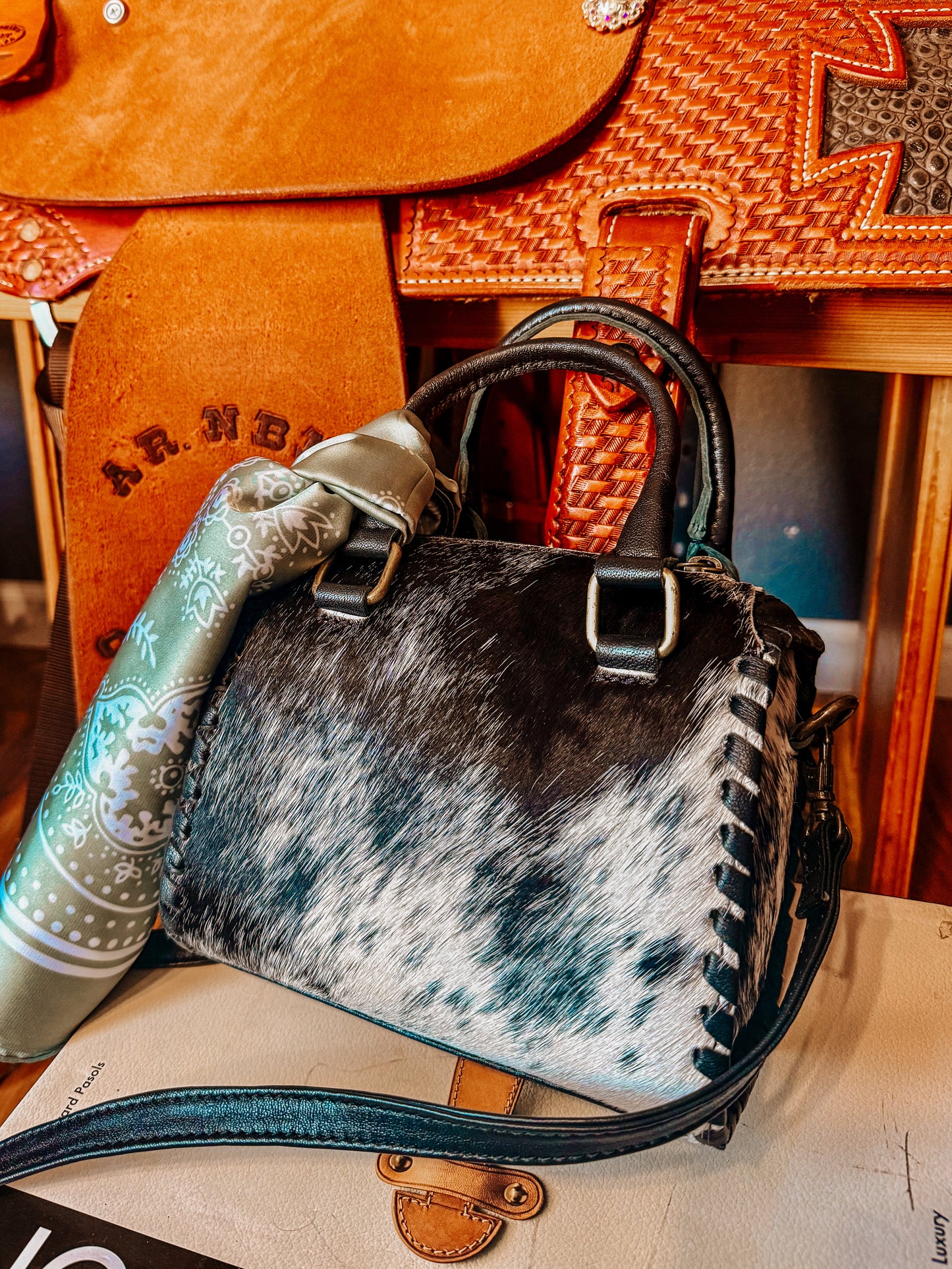 Mini Cowhide Speedy Bag