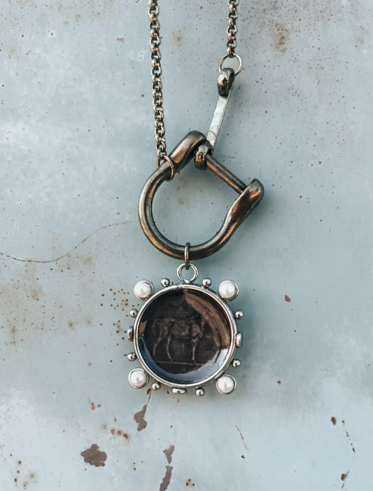 Horse Bit Coin Necklace