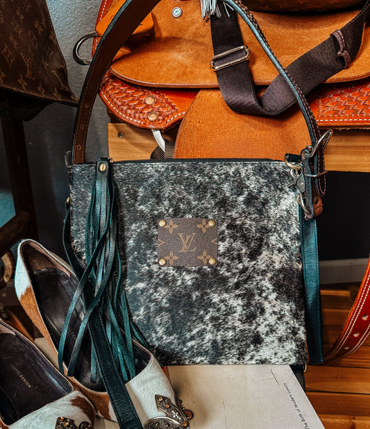 Boujee Cowhide Tooled Leather Bag