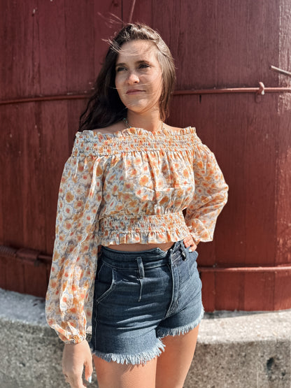 Marigold Shoulder Top