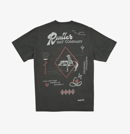 Washed Rustler Hat Tee