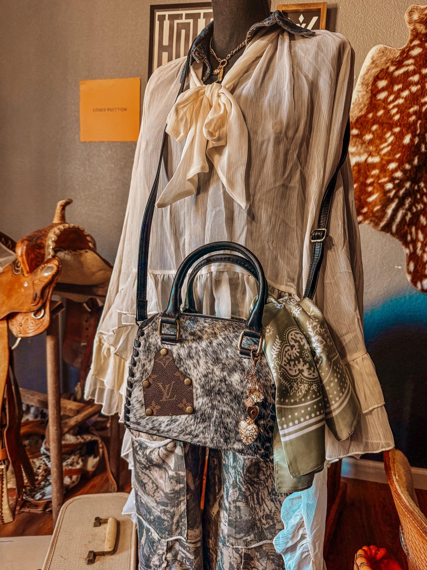 Mini Cowhide Speedy Bag