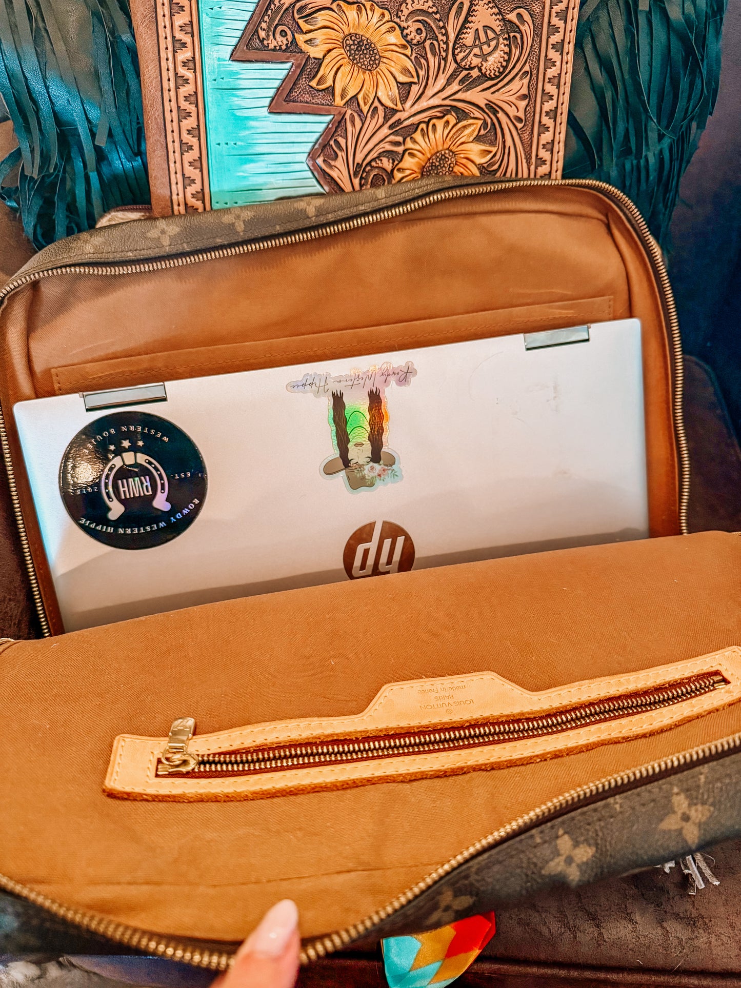 Boujee Vintage Louis Work Bag