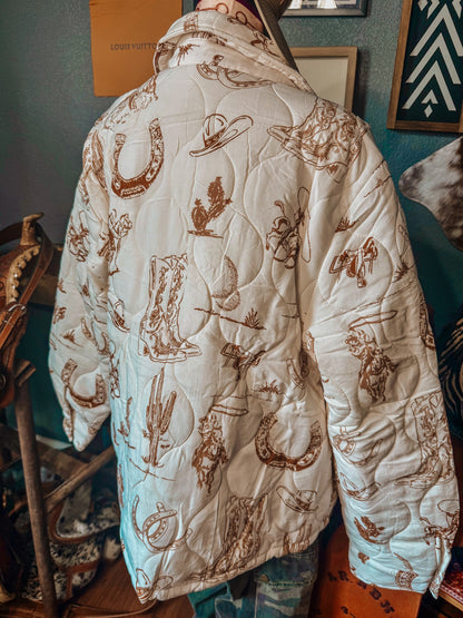 Western Quilted Shacket