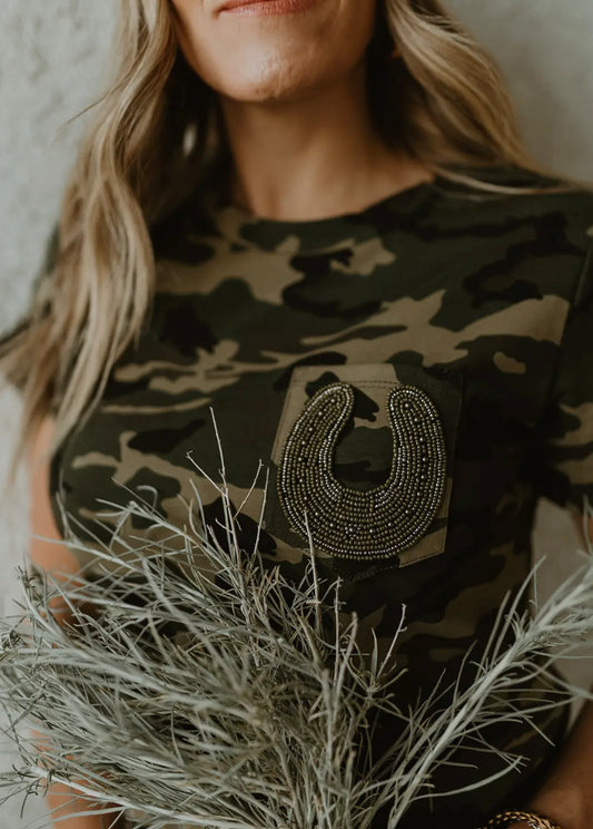 Lucky Lizzy Camo Tee